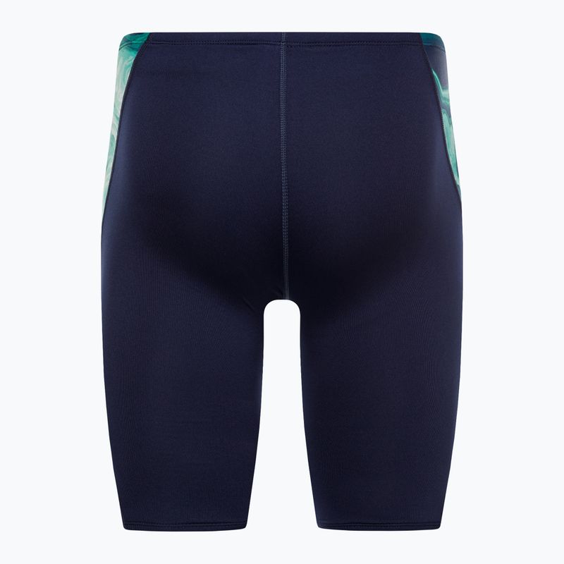 Costume de baie pentru bărbați TYR Mezio Blade teal/multi 2