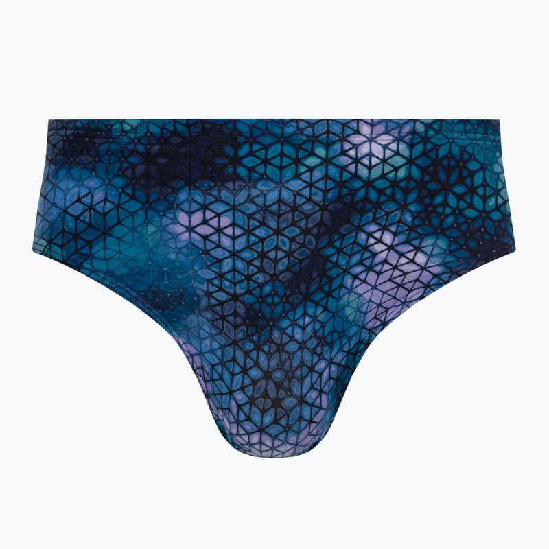 Slip de înot TYR Starhex Racer albastru ice pentru bărbați 3