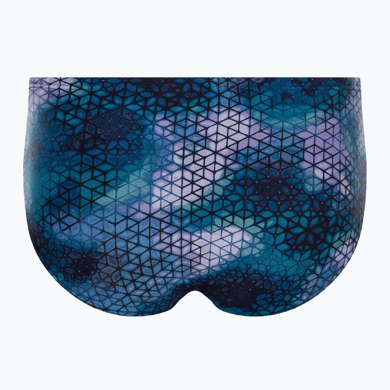 Slip de înot TYR Starhex Racer albastru ice pentru bărbați 4