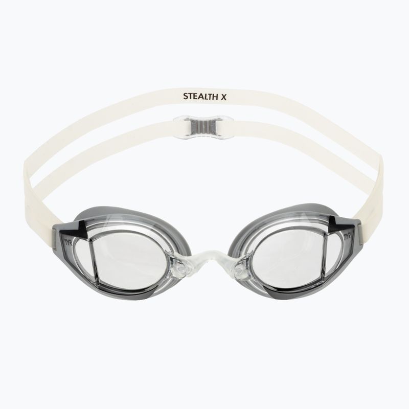 Ochelari de înot TYR Stealth-X Race clear/silver 2