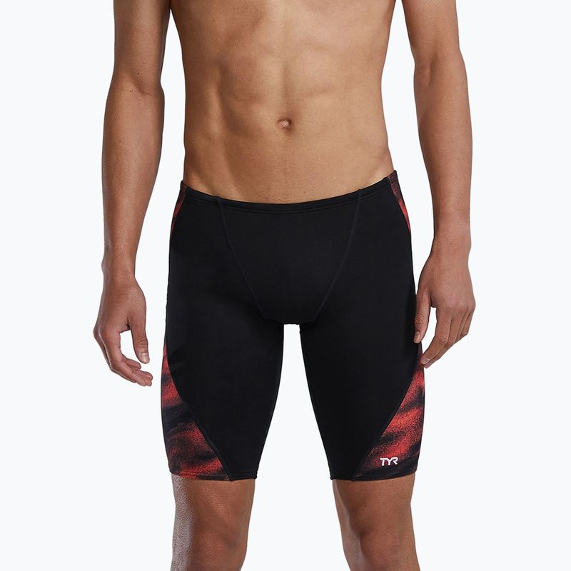 Boxeri de înot pentru bărbați TYR Soren Blade Splice Jammer red