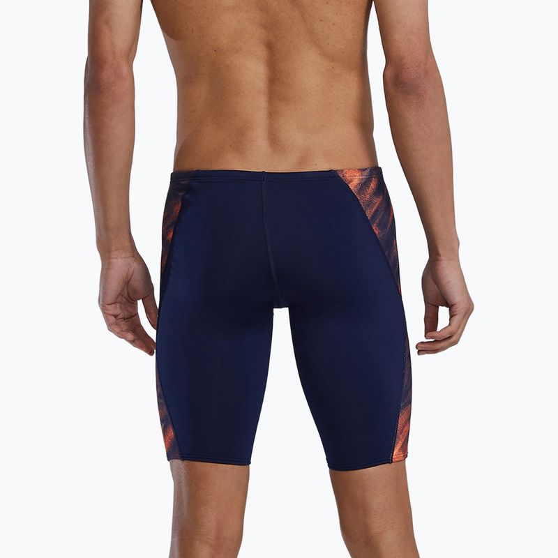 Boxeri de înot pentru bărbați TYR Soren Blade Splice Jammer orange 2