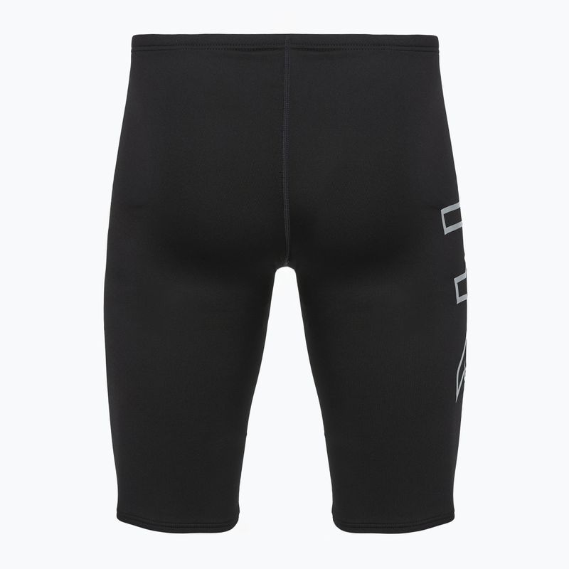 Jammer de înot pentru bărbați TYR Soild Large Logo Jammer black 4