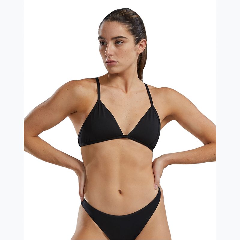 Partea de sus a costumului de baie TYR Solid Triangle Tieback black