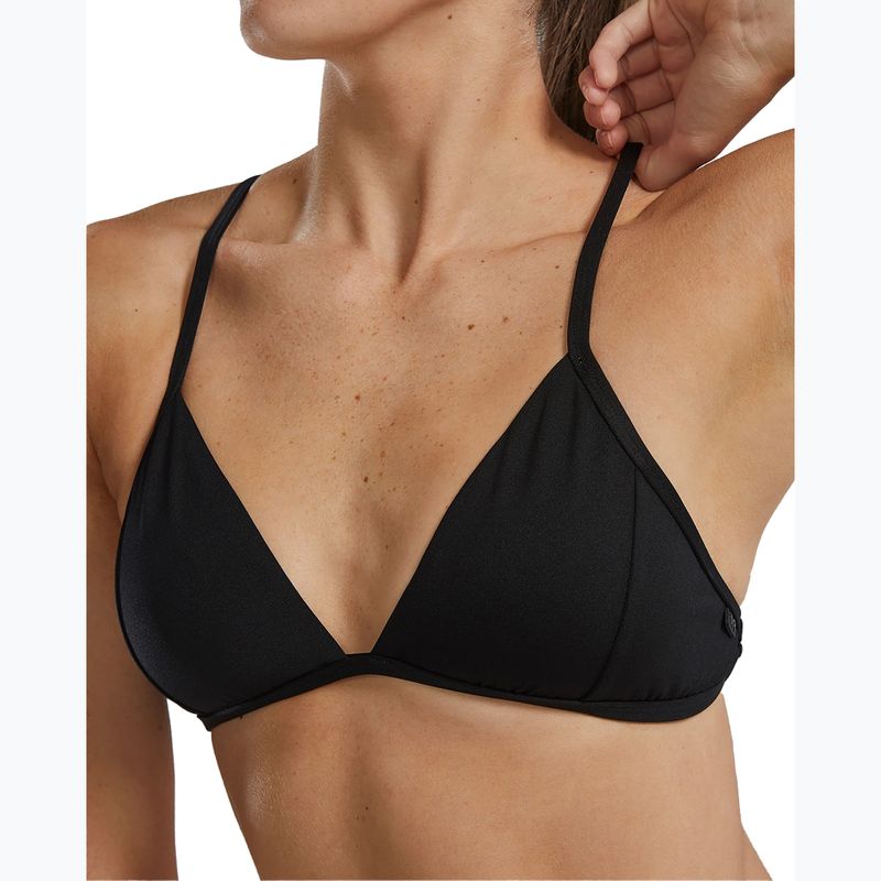 Partea de sus a costumului de baie TYR Solid Triangle Tieback black 5