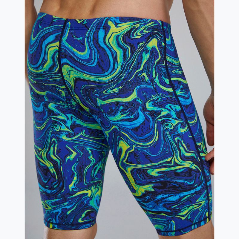 Jammer-uri de înot pentru bărbați TYR Thresher Jammer Hyperblitz blue/green 2