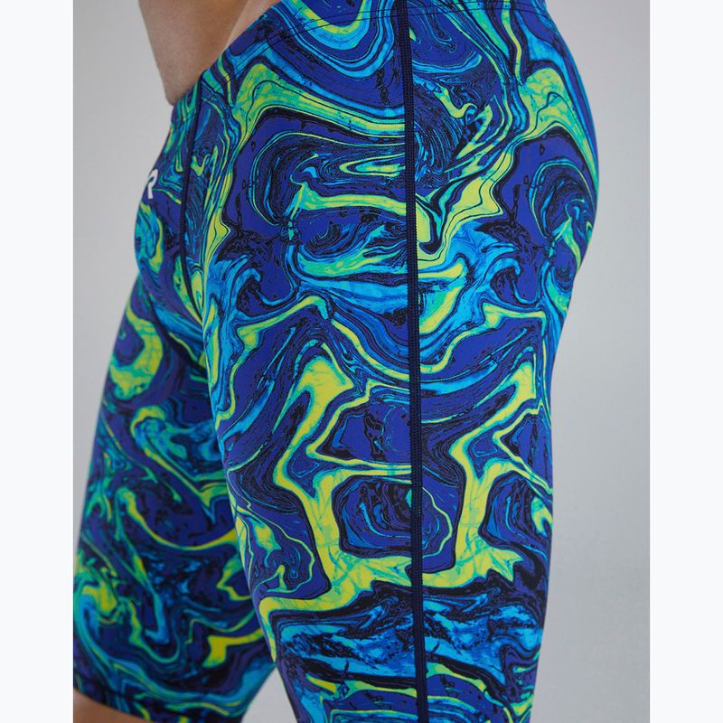 Jammer-uri de înot pentru bărbați TYR Thresher Jammer Hyperblitz blue/green 3