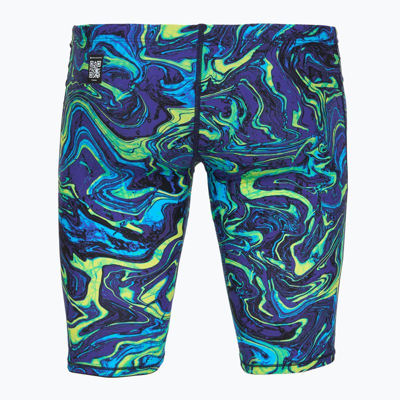 Jammer-uri de înot pentru bărbați TYR Thresher Jammer Hyperblitz blue/green 2