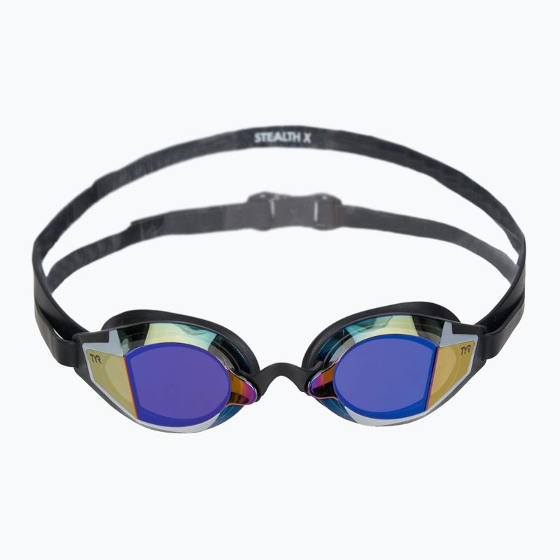 Ochelari de înot TYR Stealth-X Performance Mirrored purple/black 2