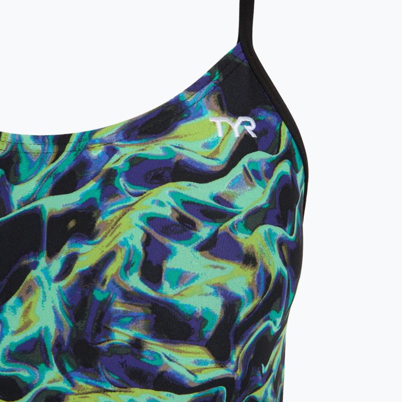 Costum de baie pentru femei dintr-o piesă TYR Durafast Elite Energia Cutoutfit green 3