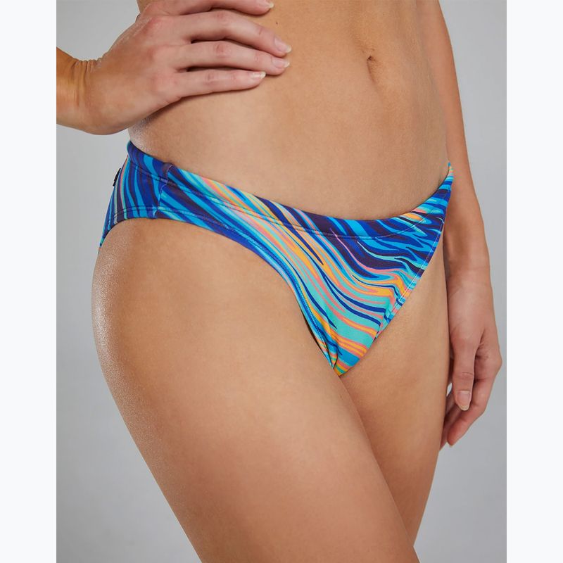 Partea de jos a costumului de baie TYR Riptidal Classic Full Coverage Bikini teal/orange 6
