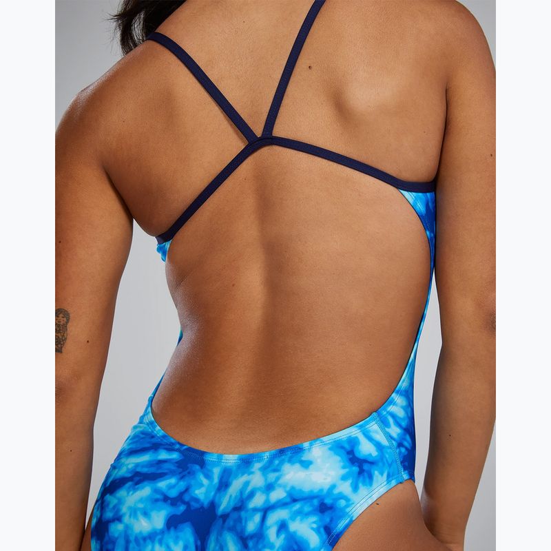 Costum de baie pentru femei dintr-o piesă TYR Durafast Elite Azultec Cutoutfit ocean blue 6
