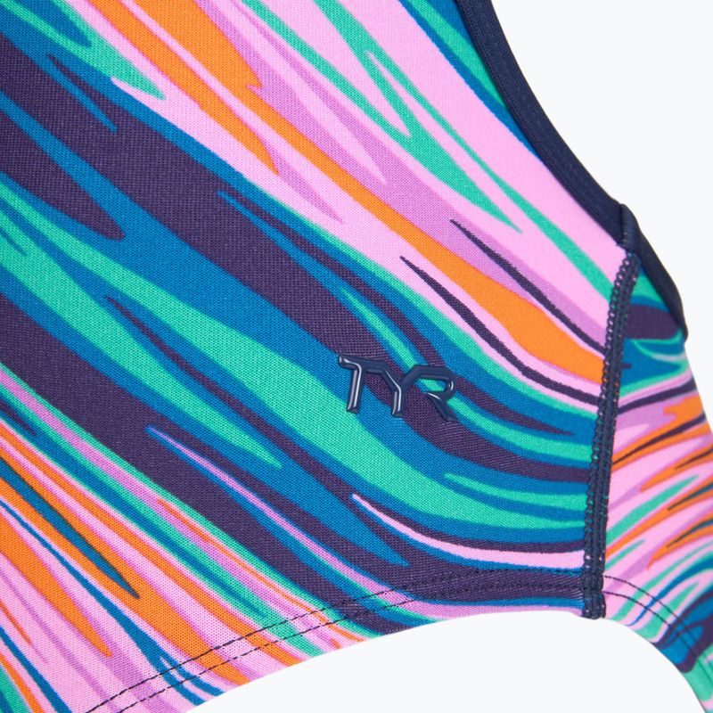 Costum de baie întreg pentru femei TYR Durafast Elite Riptidal Trinityfit pink/multi 3