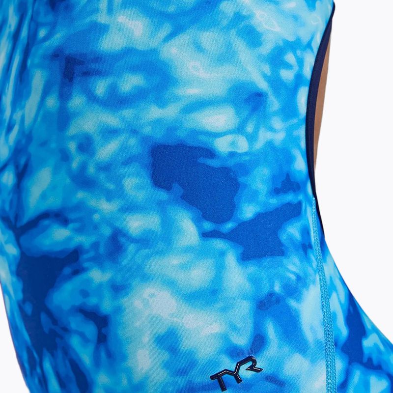 Costum de înot întreg pentru femei TYR Durafast Elite Azultec Diamondfit ocean blue 6