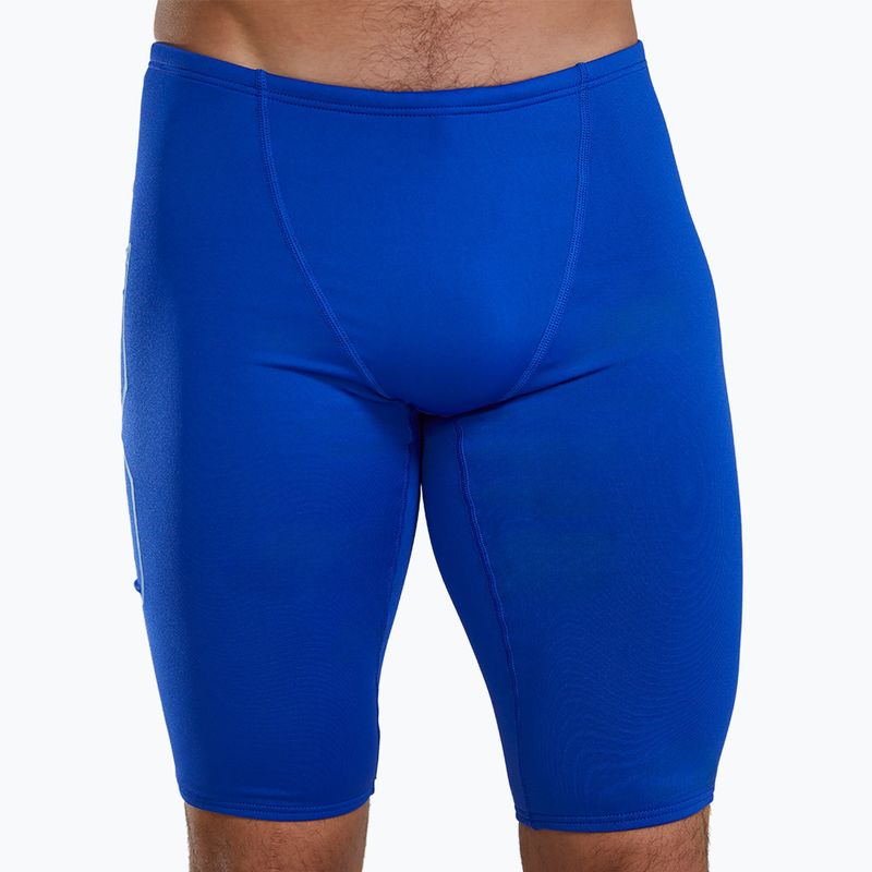 Boxeri de înot pentru bărbați TYR Soild Large Logo Jammer royal 5