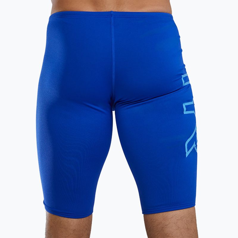 Boxeri de înot pentru bărbați TYR Soild Large Logo Jammer royal 6