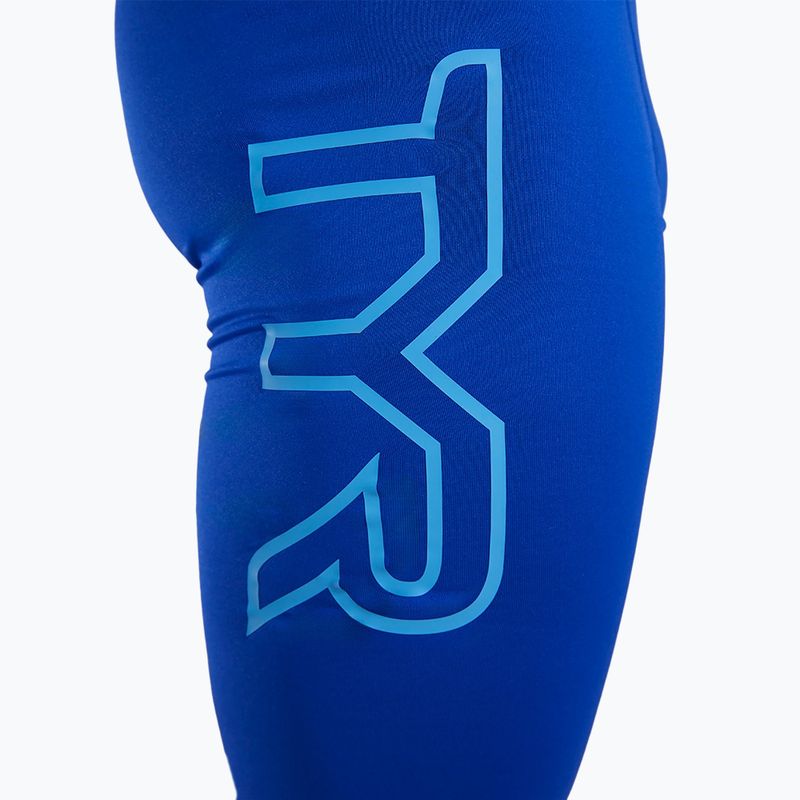 Boxeri de înot pentru bărbați TYR Soild Large Logo Jammer royal 7