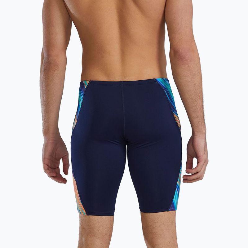 Boxeri de înot pentru bărbați TYR Durafast Elite Riptidal Jammer teal/orange 6