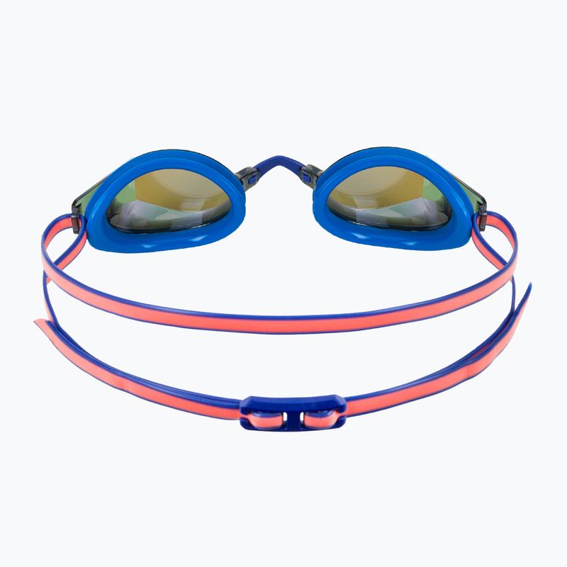Ochelari de înot pentru femei TYR Blackops 140 Ev Racing Mirrored blue/coral 4