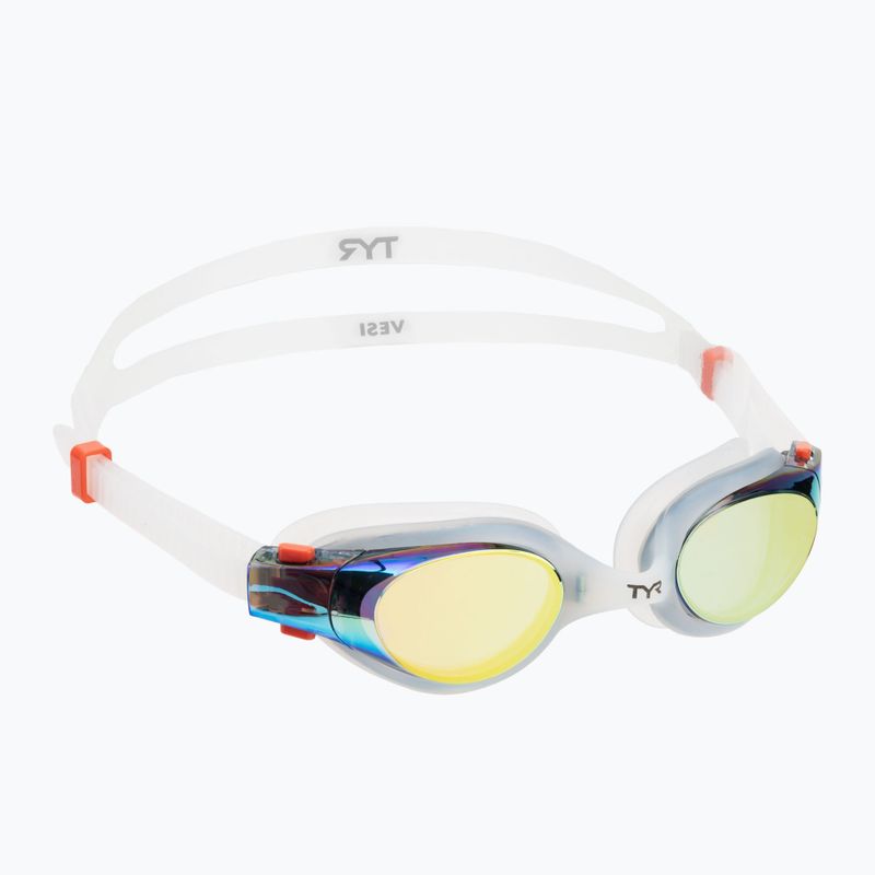 Ochelari de înot TYR Vesi Mirrored gold/white