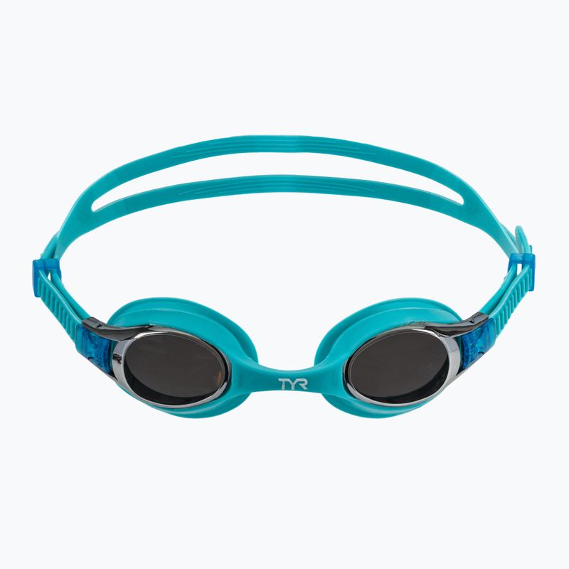 Ochelari de înot pentru copii TYR Swimple Metallized silver / blue 2