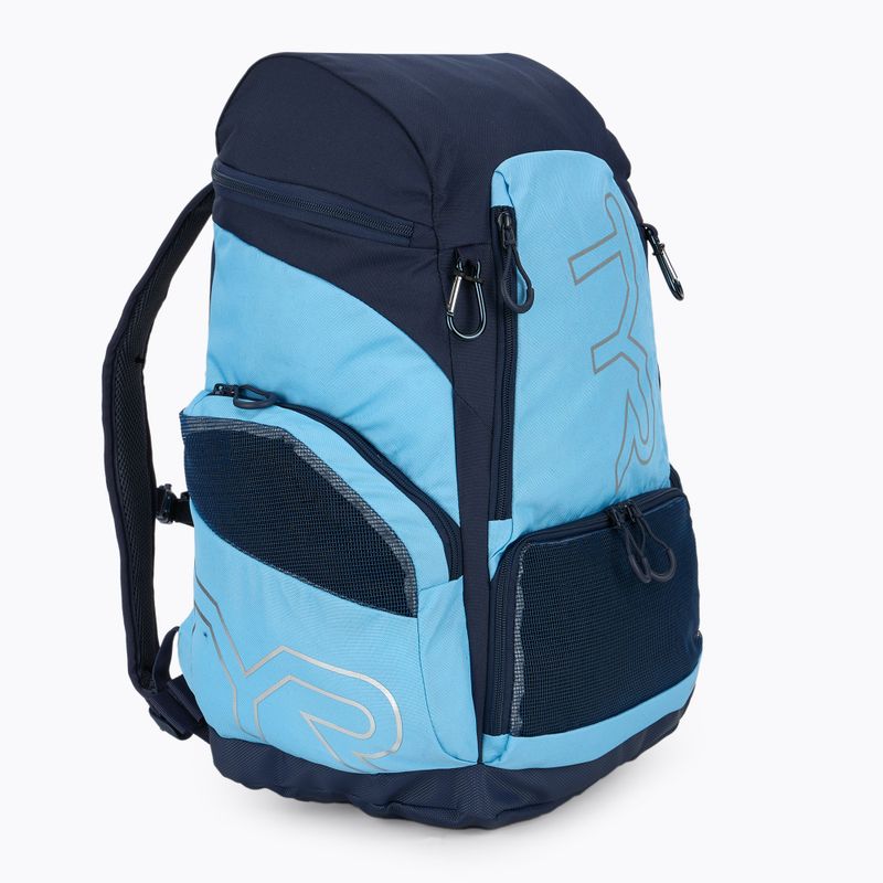 Rucsac de înot TYR Alliance Team 45 l light blue/navy 2