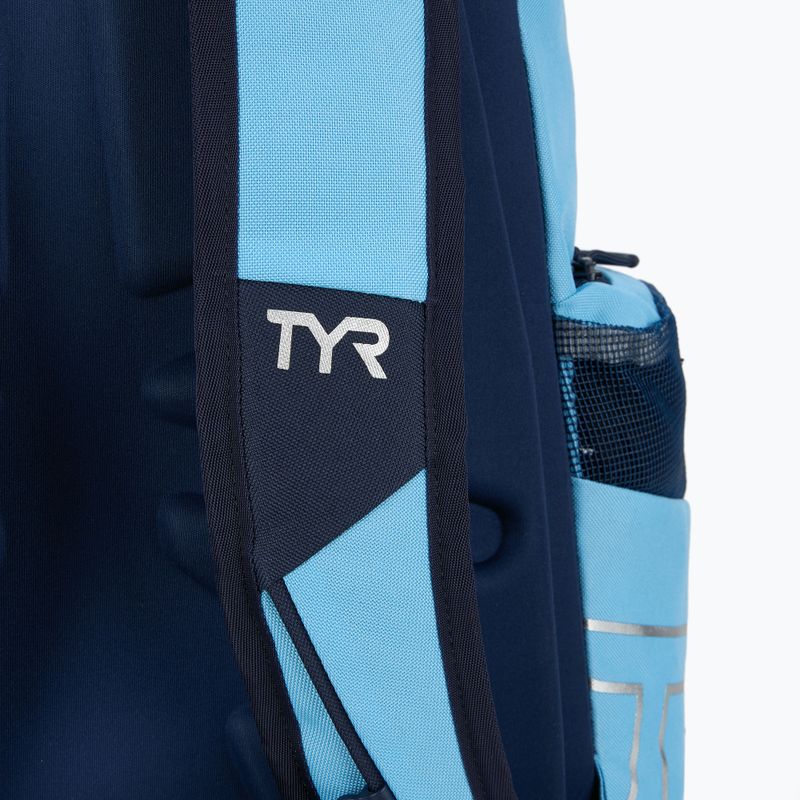 Rucsac de înot TYR Alliance Team 45 l light blue/navy 7