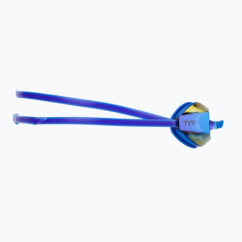 Ochelari de înot pentru femei TYR Blackops 140 Ev Racing Mirrored royal/light blue 3