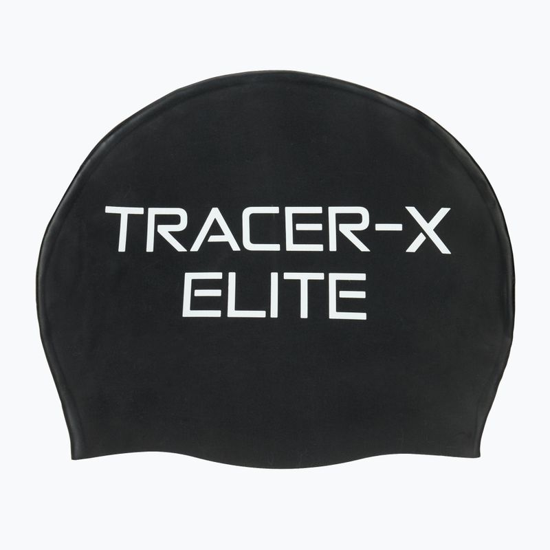 Ochelari de înot TYR Tracer-X Elite Racing Mirrored black/lime 6