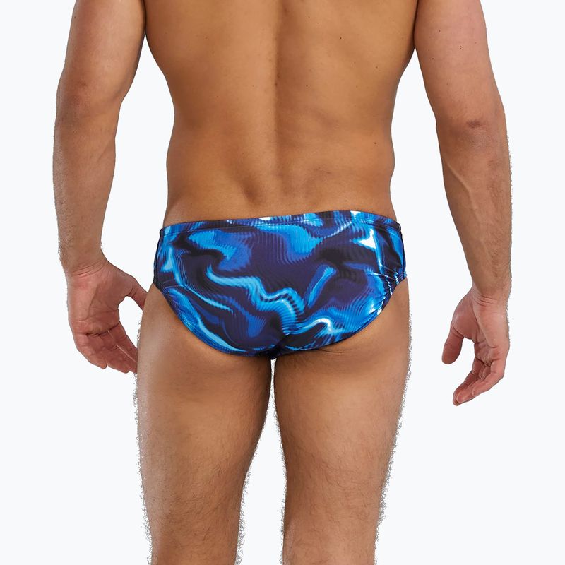 Slipuri de înot pentru bărbați TYR Durafast Elite Waveform Brief blue 2