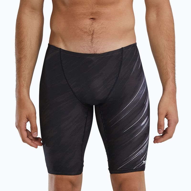 Pantaloni scurți de înot pentru bărbați Tyr Durafast Elite Cycloid titanium