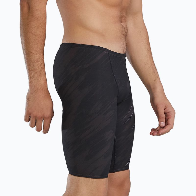 Pantaloni scurți de înot pentru bărbați Tyr Durafast Elite Cycloid titanium 4