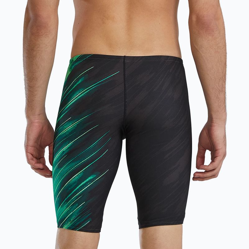 Pantaloni scurți de înot pentru bărbați Tyr Durafast Elite Cycloid green 2