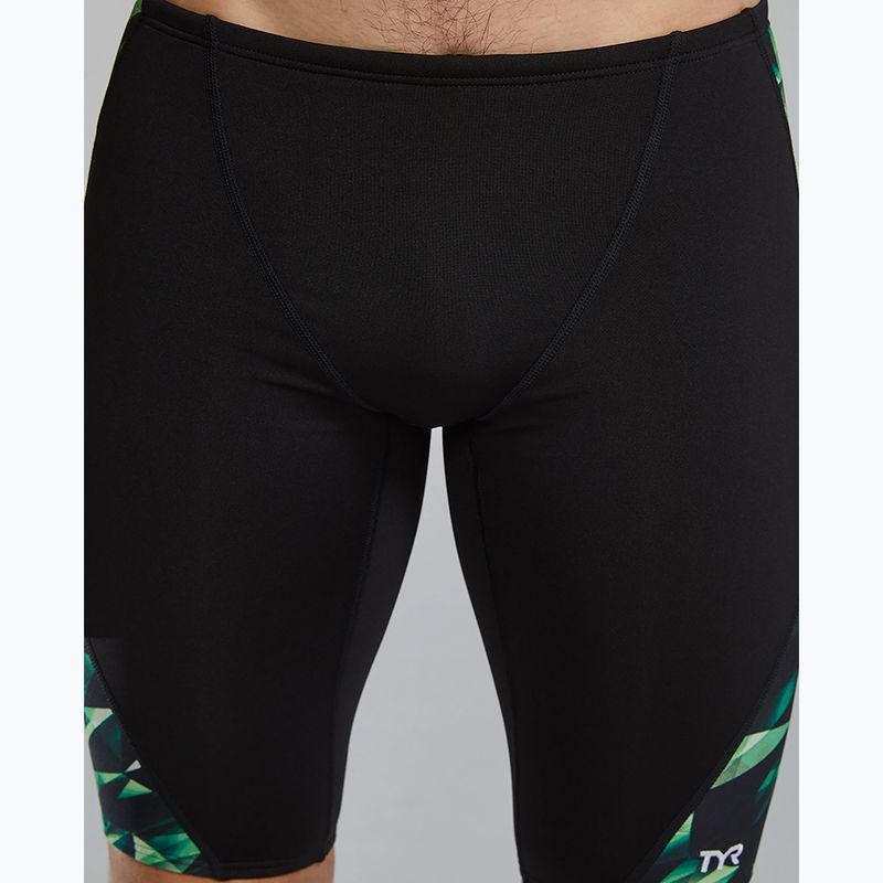Pantaloni scurți de înot pentru bărbați Tyr Durafast Elite Triadic green 5