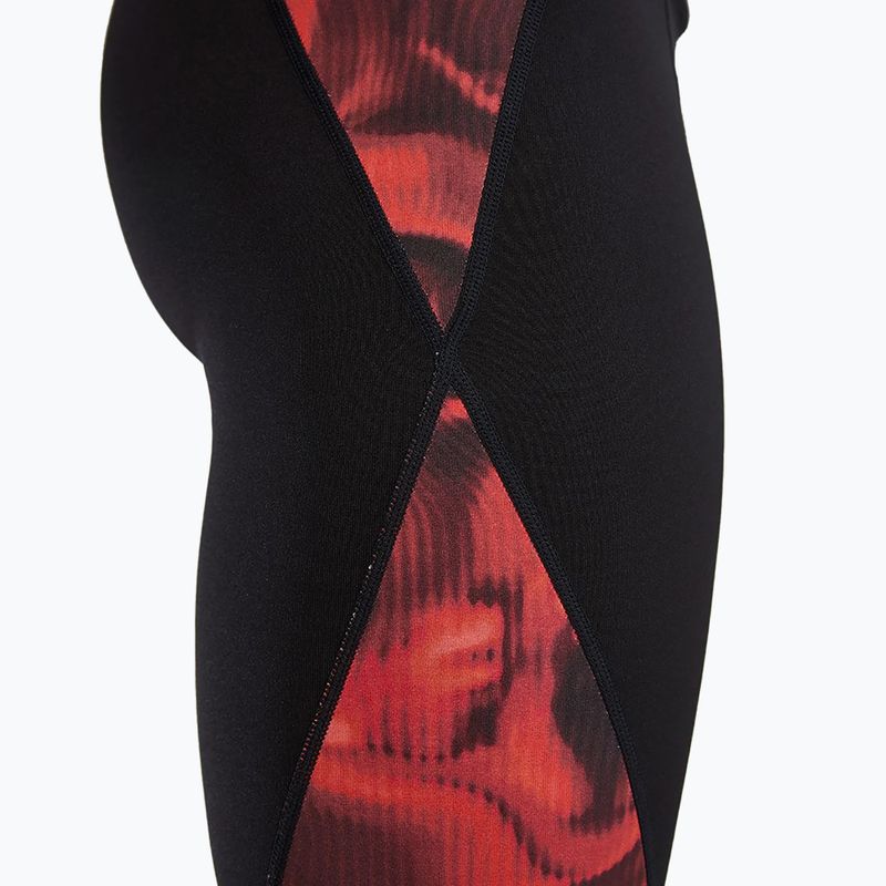 Jammer de înot pentru bărbați TYR Durafast Elite Waveform Blade Splice red 7