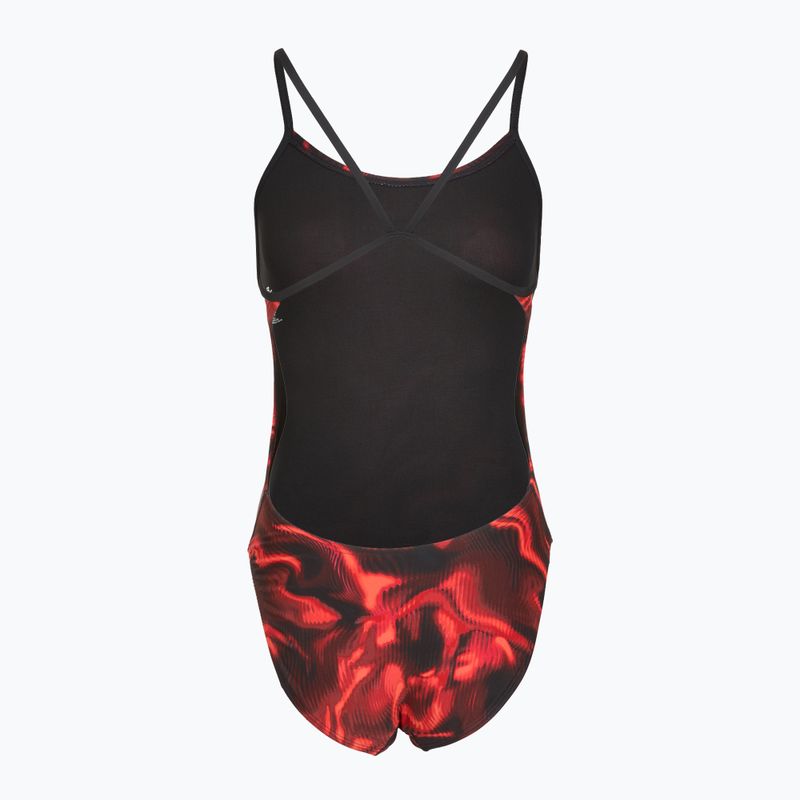 Costum de baie întreg pentru femei TYR Durafast Elite Waveform Cutoutfit red 2