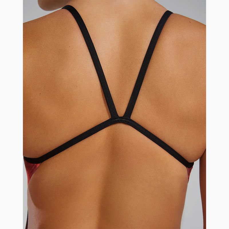 Costum de baie întreg pentru femei TYR Durafast Elite Waveform Cutoutfit red 9