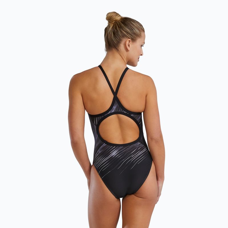Costum de baie întreg pentru femei Tyr Durafast Elite Cycloid Diamondfit titanium 2