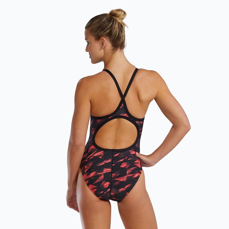 Costum de baie întreg femei Tyr Durafast Elite Triadic Diamondfit red 2