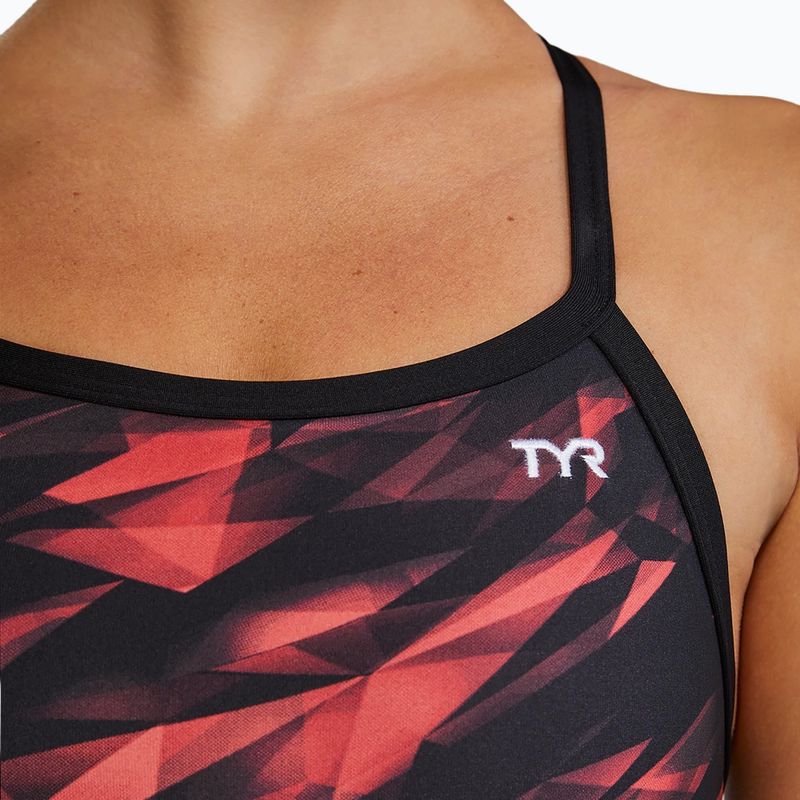 Costum de baie întreg femei Tyr Durafast Elite Triadic Diamondfit red 8