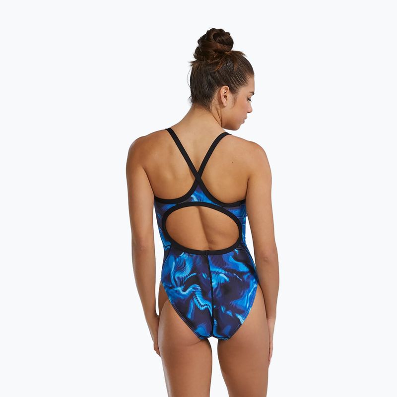 Costum de baie întreg pentru femei TYR Durafast Elite Waveform Diamondfit blue 5