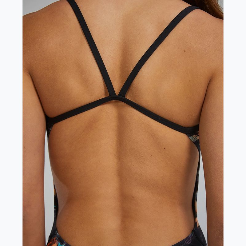 Costum de baie întreg pentru femei Tyr Durafast Elite Validus Cutoutfit orange/aqua/black 6