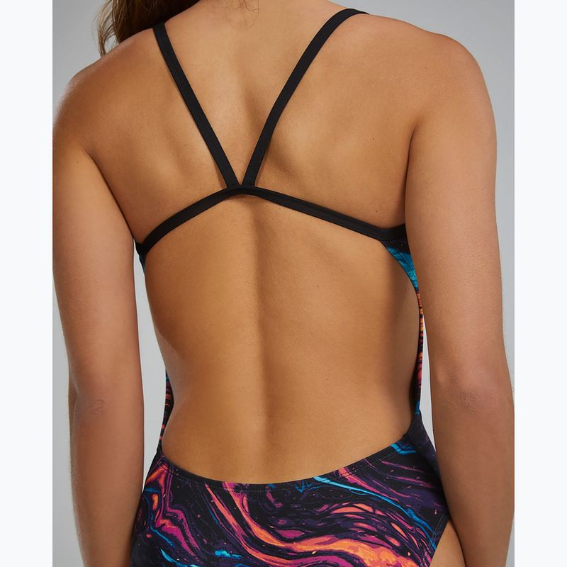 Costum de baie întreg pentru femei Tyr Durafast Elite Magmata Cutoutfit gold/multi/rainbow 6