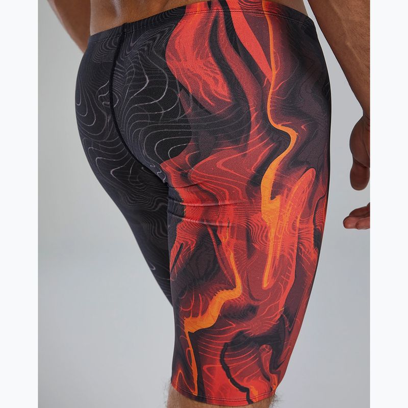 Pantaloni scurți de înot pentru bărbați Tyr Durafast Elite Firestorm metalic fire metallic fire 6