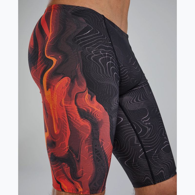 Pantaloni scurți de înot pentru bărbați Tyr Durafast Elite Firestorm metalic fire metallic fire 8