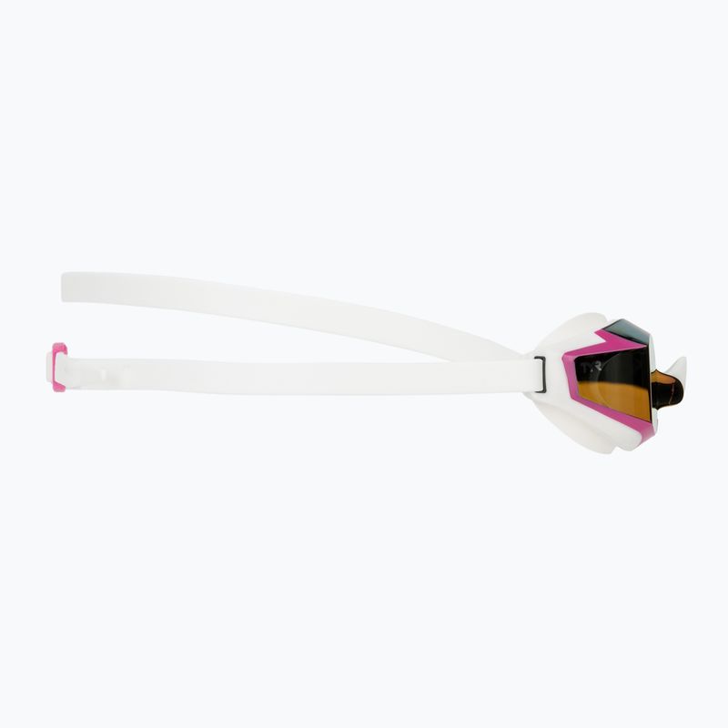 Ochelari de înot TYR Stealth-X Performance Mirrored pink/white 3