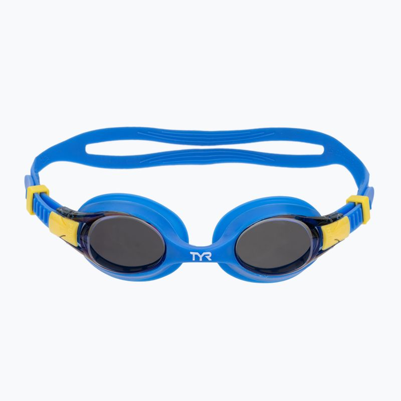 Ochelari de înot pentru copii TYR Swimple Metallized blue/yellow 2