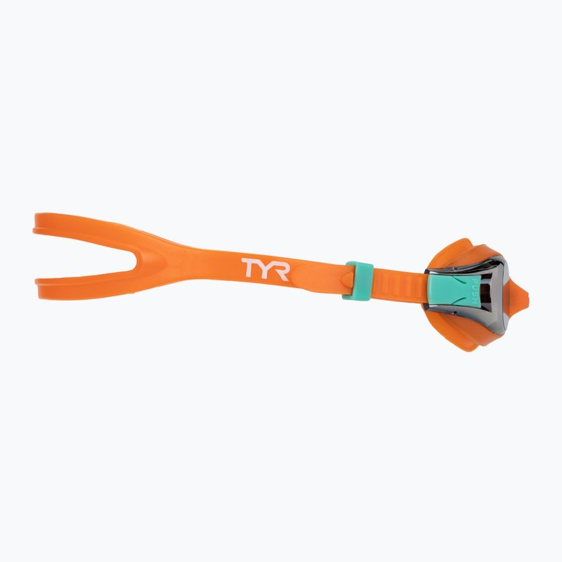 Ochelari de înot pentru copii TYR Swimple Metallized orange/multi 3