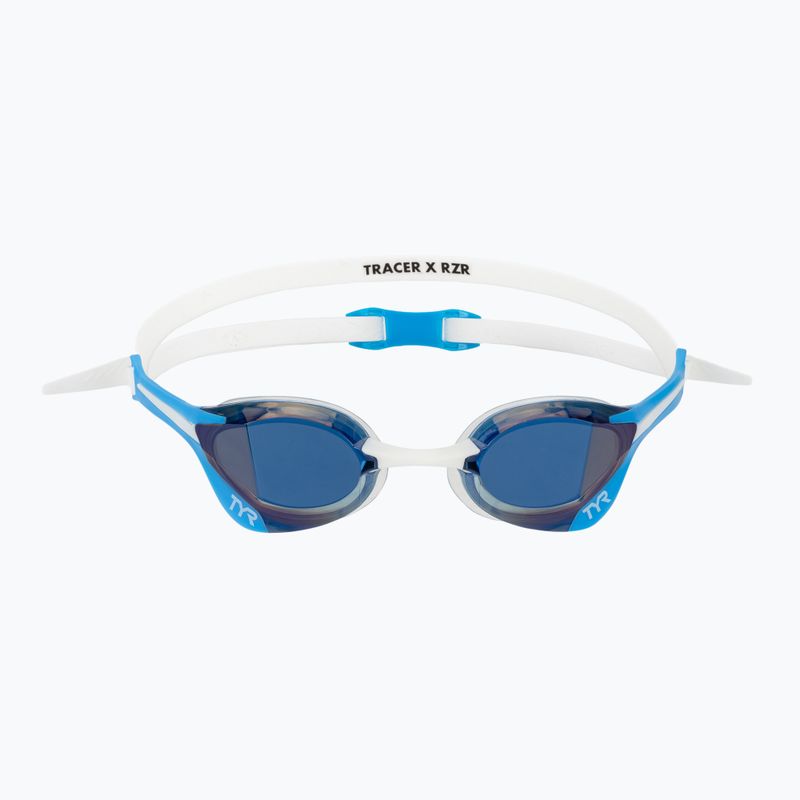 Ochelari de înot TYR Tracer-X Elite Racing Mirrored blue/white 2