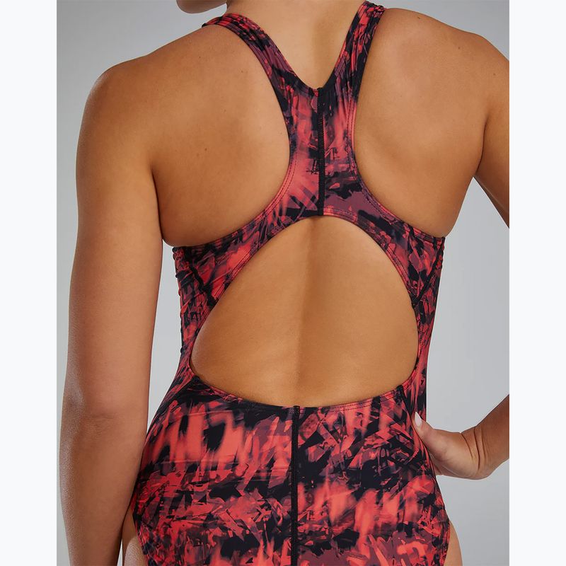 Costum de baie întreg pentru femei TYR Durafast Lite Seismo Maxfit red 6